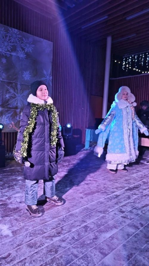 В Пестречинском районе открыли главную ёлку