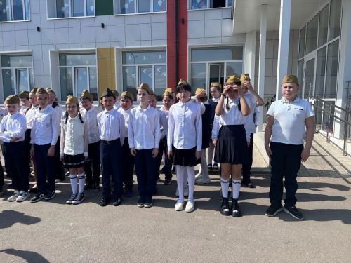 В Пестрецах прошёл смотр строя и песни
