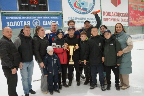 Пестречинская мужская хоккейная команда выиграла Кубок Татарстана