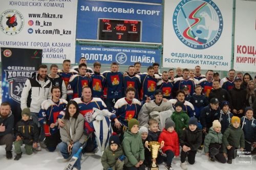 Пестречинская мужская хоккейная команда выиграла Кубок Татарстана
