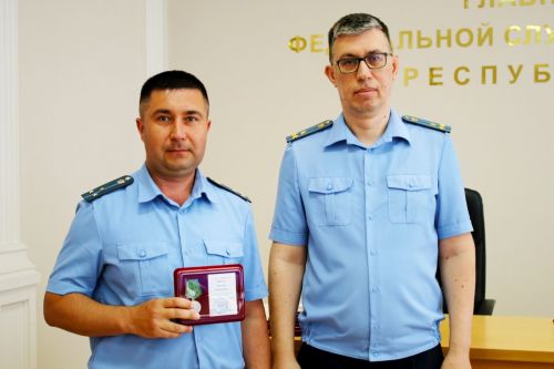 Пестречинец удостоился медали «За службу»