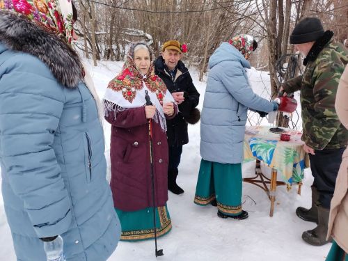 В селе Кулаево отметили Крещение у святого родника