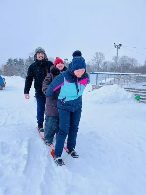 В Ленино-Кокушкино прошли «Зимние забавы»