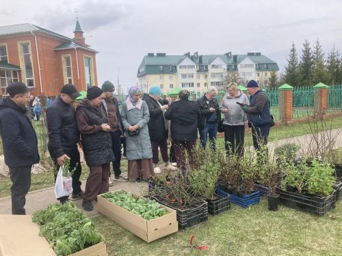 На территории Пестречинской центральной мечети прошла весенняя ярмарка