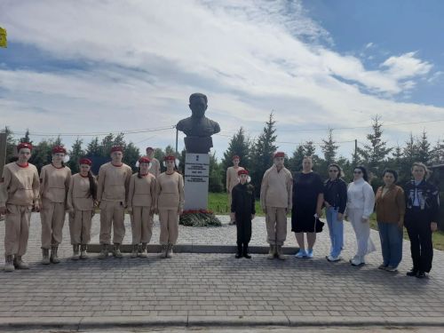 Пестречинские юнармейцы почтили память Героя Советского Союза Петра Гаврилова