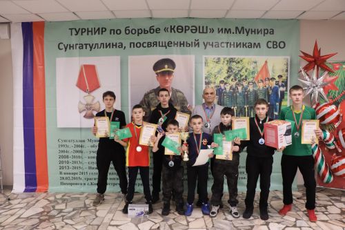Турнир по национальной борьбе в Ленино-Кокушкино