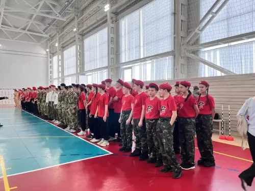 Военно-патриотический слёт юнармейцев