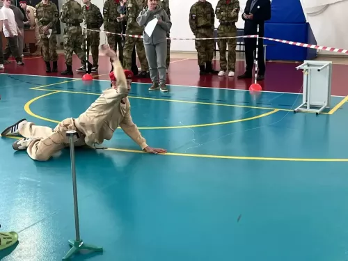 Военно-патриотический слёт юнармейцев