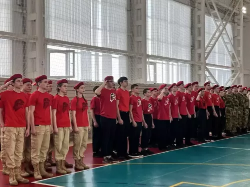Военно-патриотический слёт юнармейцев