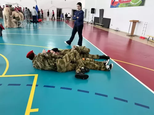 Военно-патриотический слёт юнармейцев