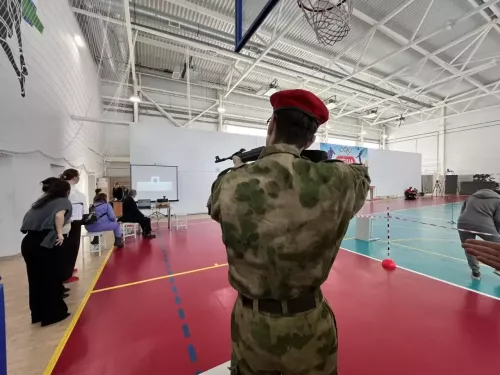 Военно-патриотический слёт юнармейцев