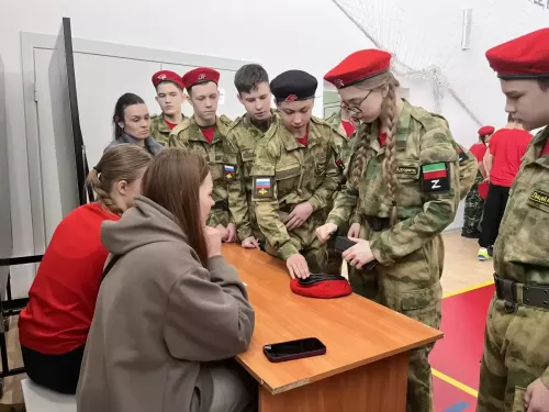 Военно-патриотический слёт юнармейцев