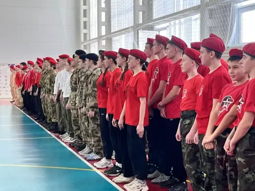 Военно-патриотический слёт юнармейцев