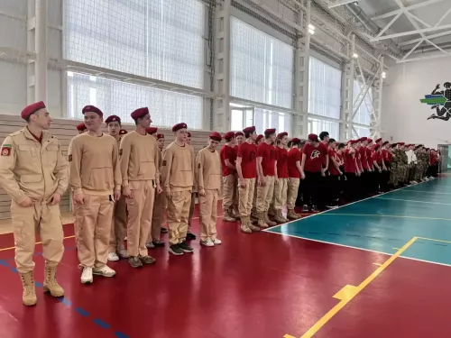 Военно-патриотический слёт юнармейцев