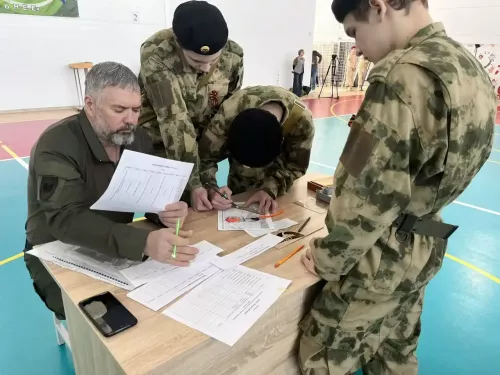 Военно-патриотический слёт юнармейцев