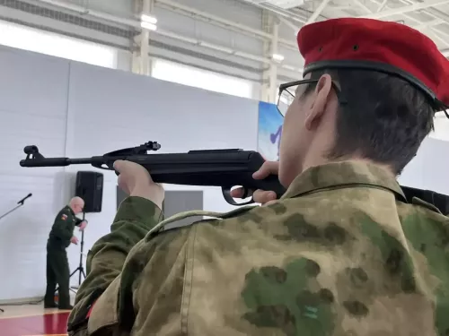 Военно-патриотический слёт юнармейцев