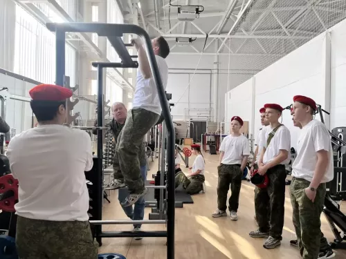 Военно-патриотический слёт юнармейцев