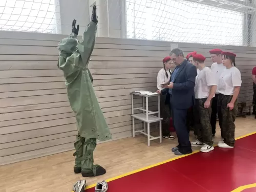 Военно-патриотический слёт юнармейцев