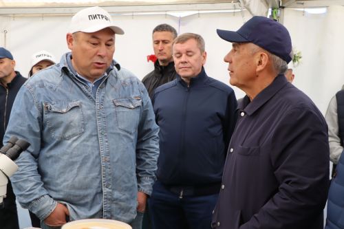 Приезд Рустама Минниханова