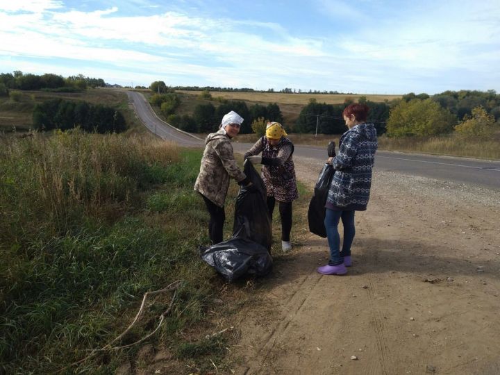 В селе Кулаево Пестречинского района прошел субботник