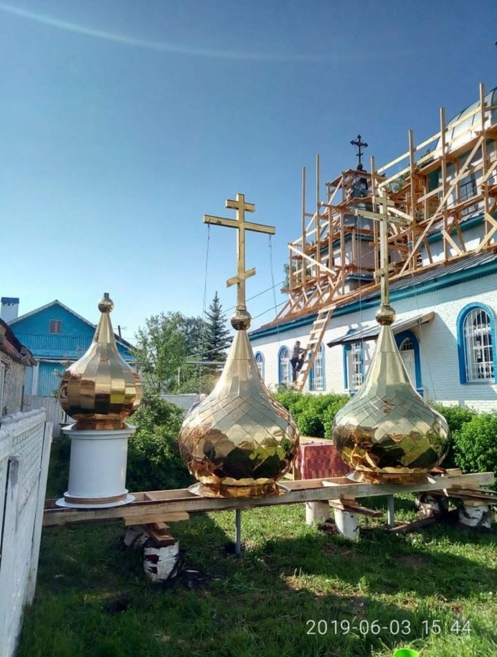 На Кощаковском храме скоро засияют купола