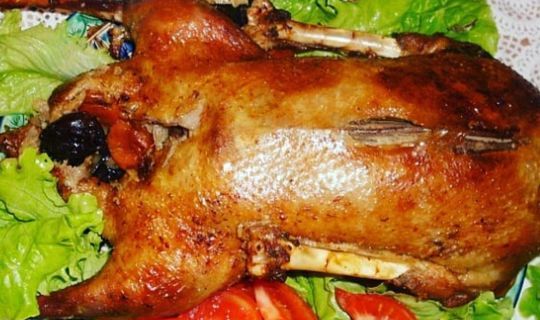Яңа ел табынына каз әзерләү рецепты
