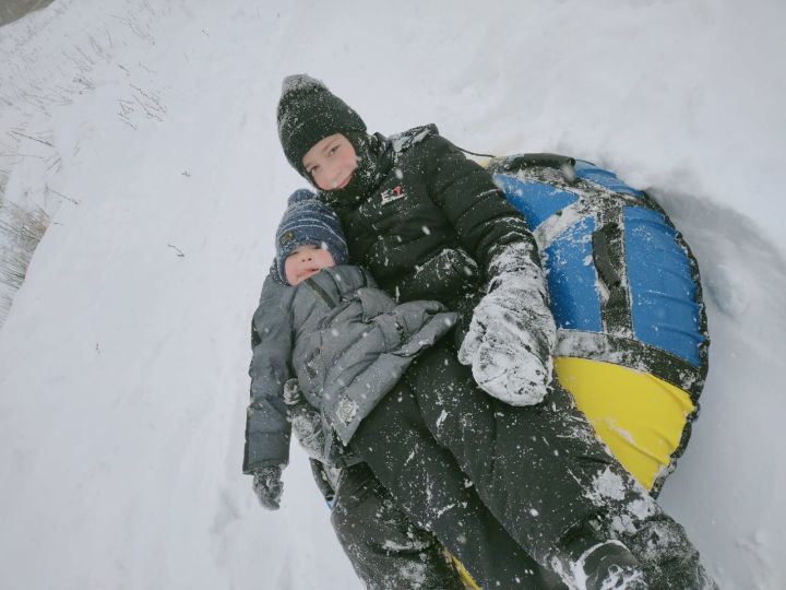 В селе Шигалеево для детей организовали зимние развлечения