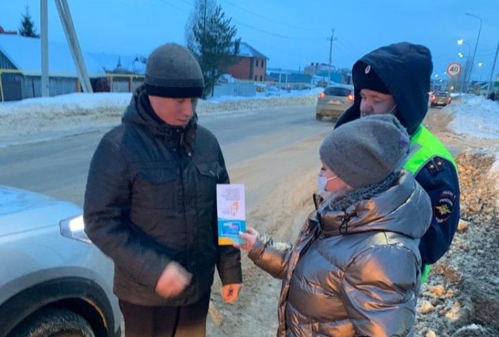 В Пестречинском районе прошёл рейд по выявлению  нарушений правил перевозки детей