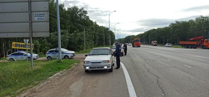 На пестречинской автодороге задержан пьяный водитель