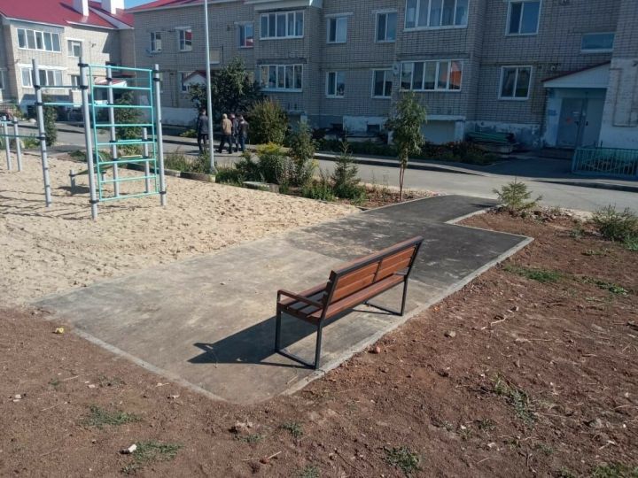 В Пестречинском районе завершились работы по программе «Наш двор»
