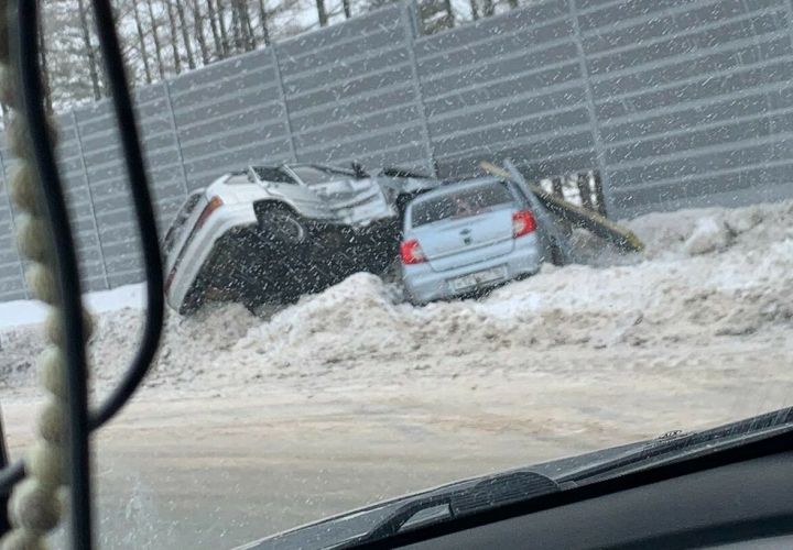 Серьезное ДТП произошло сегодня утром в Пестречинском районе