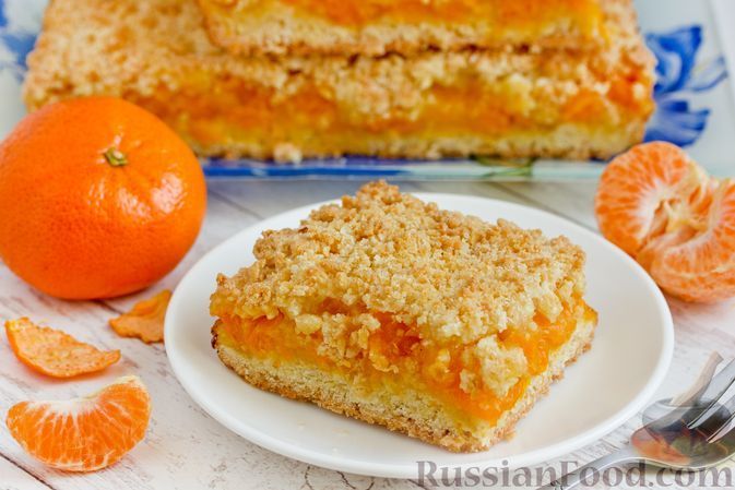 Мандаринлы уалучан пирог