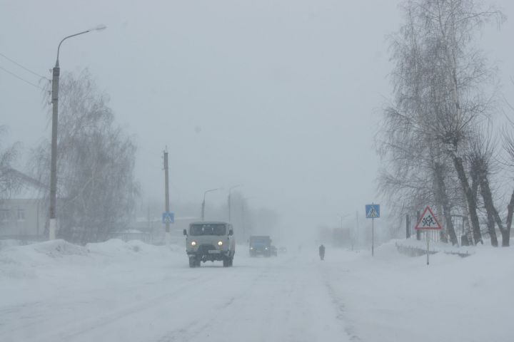 Синоптики обещают метель, снег и до −14 градусов в Татарстане