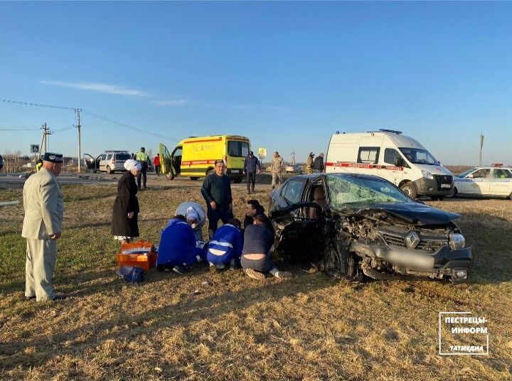 В Пестречинском районе произошло ДТП