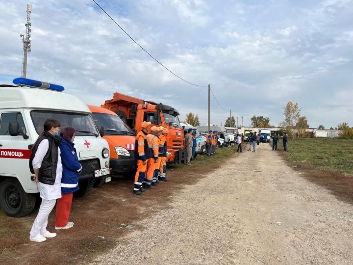 В Пестрецах прошли командно-штабные учения по гражданской обороне