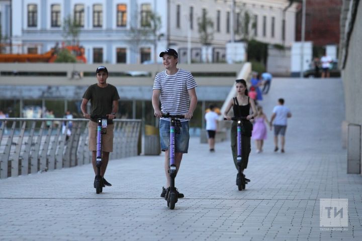 Составлен список мест, где в Казани нельзя будет ездить на электросамокатах