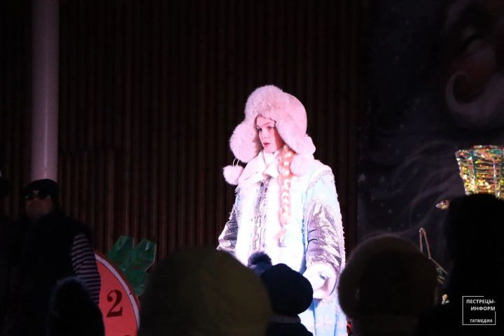 В Пестречинском районе открыли главную ёлку