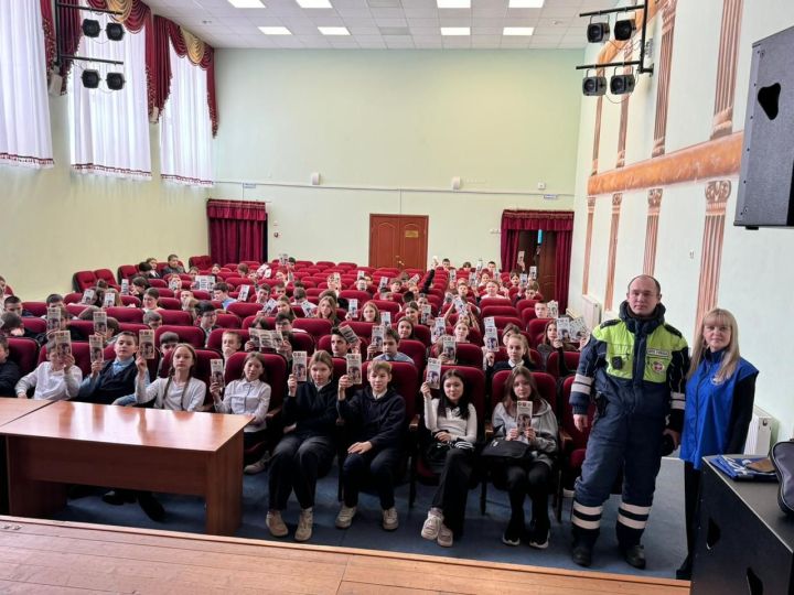 Пестречинским школьникам рассказали о важности световозвращающих элементов