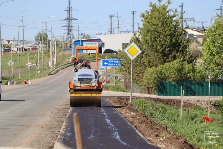 В Пестречинском районе стартовали дорожные работы