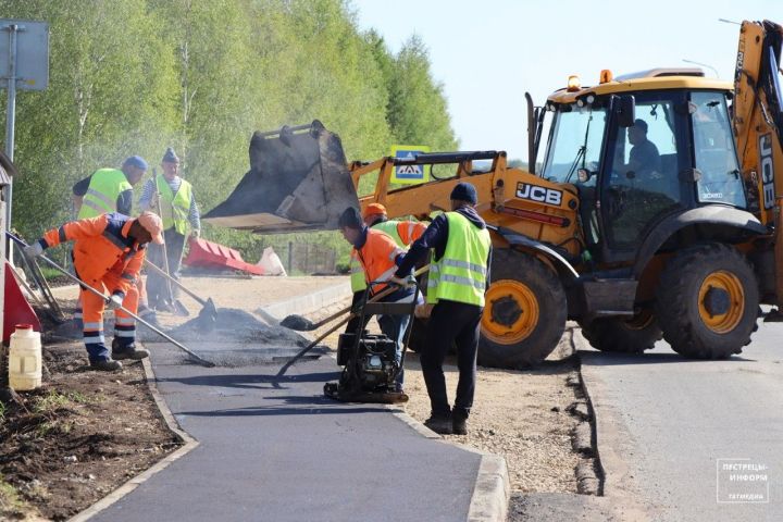 В Пестречинском районе стартовали дорожные работы