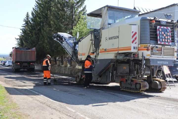 В Пестречинском районе стартовали дорожные работы