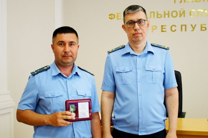 Пестречинец удостоился медали «За службу»