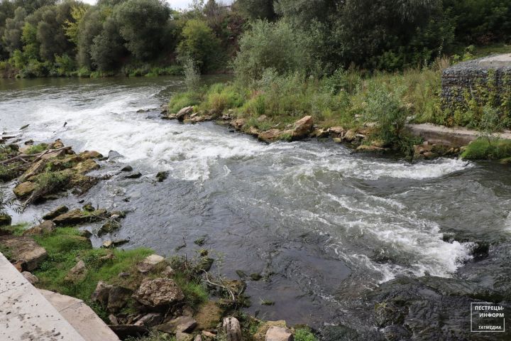 Начались работы по укреплению берегов реки Меша в Пестрецах