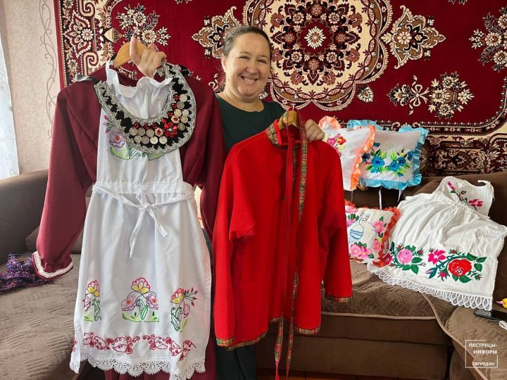 Как вышивка стала терапией и миссией для жительницы села Кряш-Серда